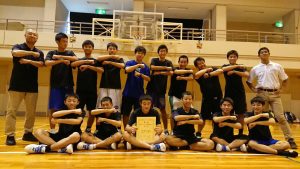 全国u１５バスケットボール選手権プレ大会山梨県予選準優勝 玉幡中学校